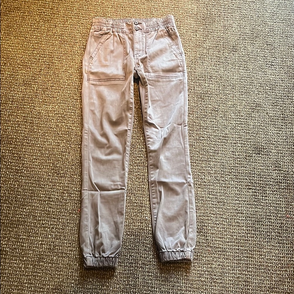 Beige Casual Pants